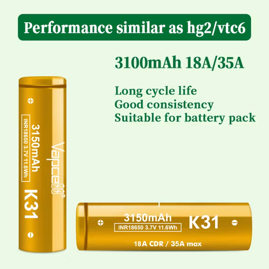 재충전용 원통형 리튬 6000mAh 18650 세포 Li 이온 3.7V 18650 Li