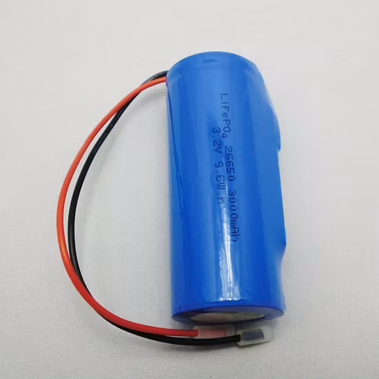 26650 3.2V 3000mAh 원통형 리튬 철 인산염 배터리